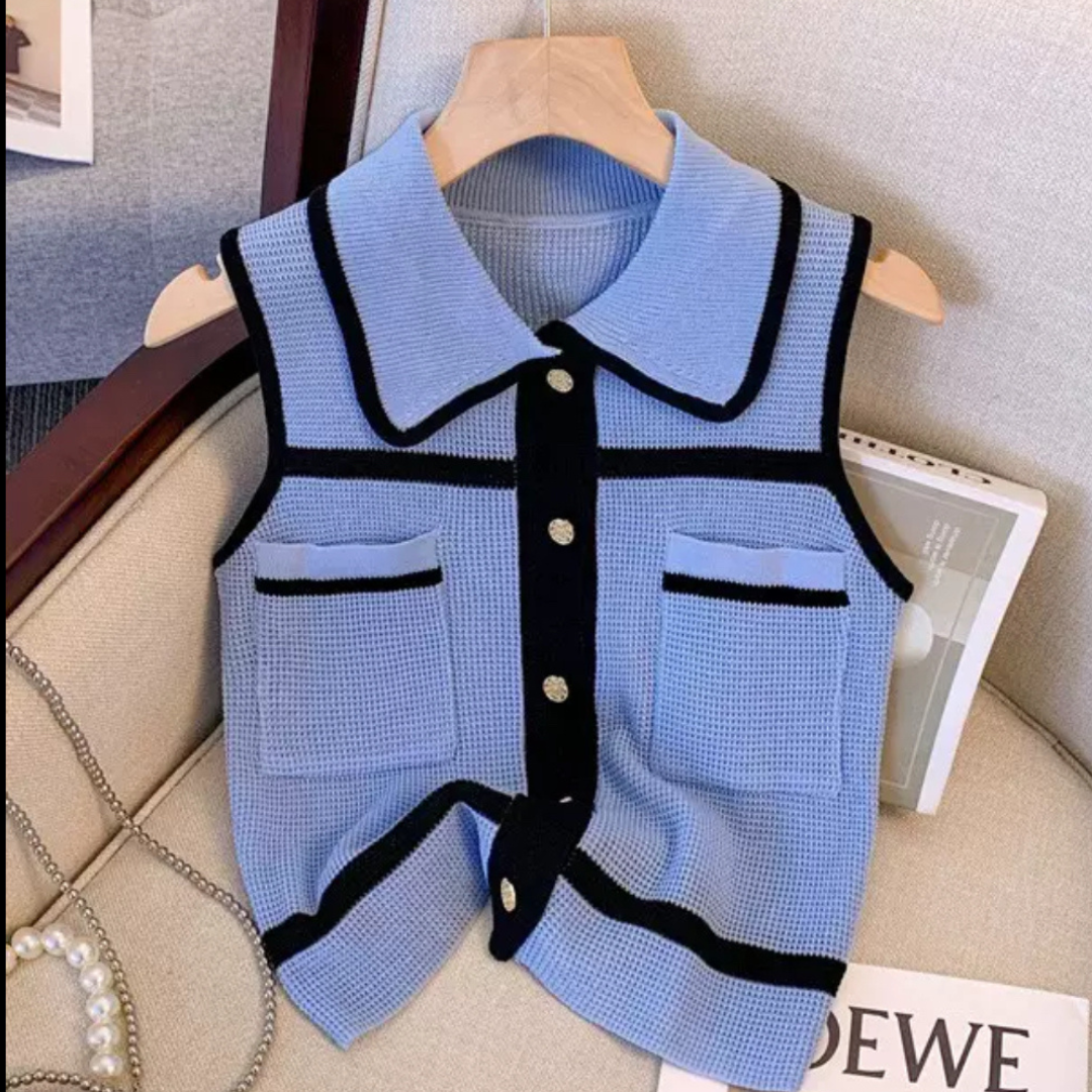 LAVELI | MAYAY SLEEVLESS SWEATER